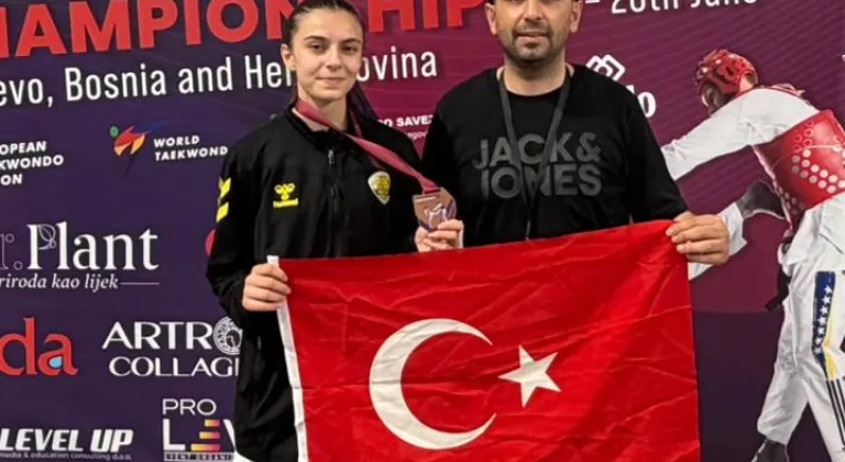 Emine Rana Adıgüzel Avrupa üçüncüsü oldu