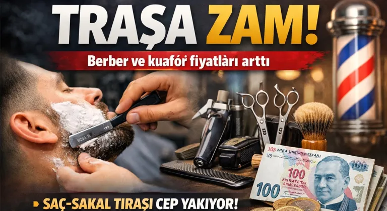 Erbaa’da Kuaför ve Berber Tarifesine Zam: Yeni Fiyatlar Yürürlükte