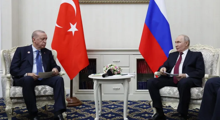 Erdoğan ve Putin Bişkek’te Bir Araya Geldi