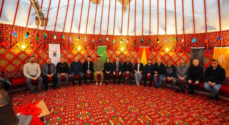 Ertuğrul Karagöl Otağ Çadırında basın mensuplarıyla buluştu