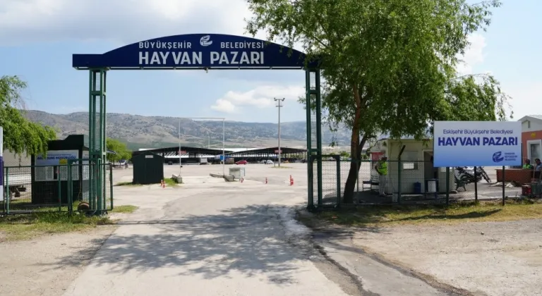 Eskişehir’de Hayvan Pazarı Kurban Bayramı için hazırlanıyor