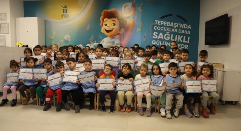 Eskişehir’de miniklere diş sağlığı eğitimi