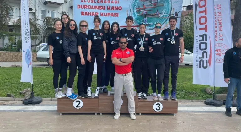 Eskişehirli kanocular Köyceğiz’den gururla döndü