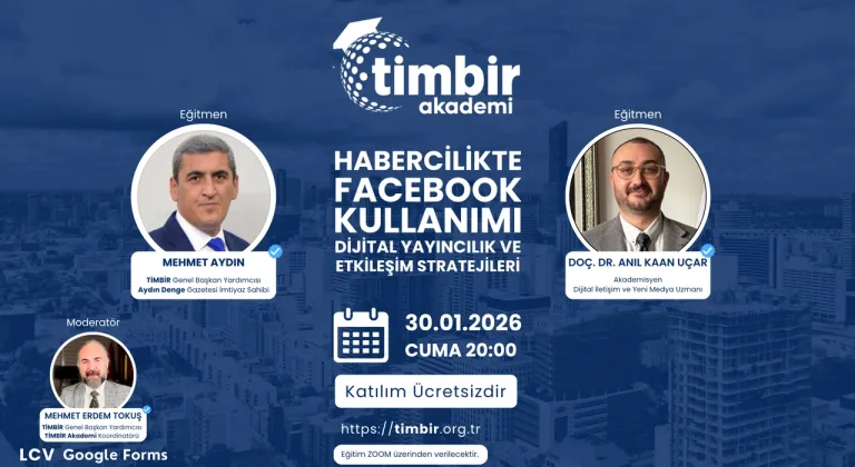 Gazeteciler için Facebook rehberi: TİMBİR Akademi’den ücretsiz eğitim