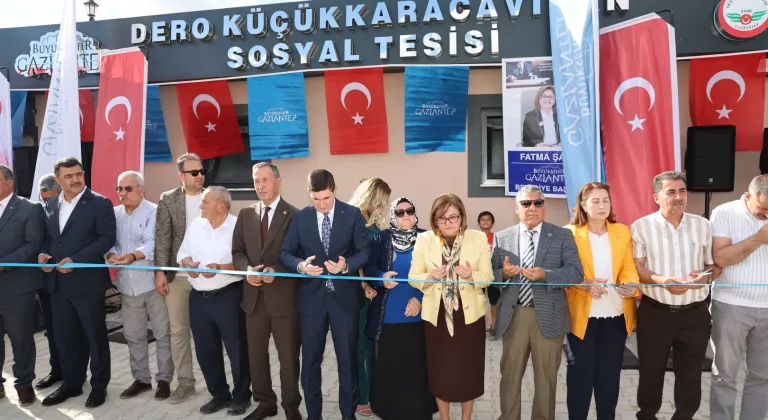 Gaziantep'de Büyükşehir ve Oğuzeli işbirliğinde sosyal tesis