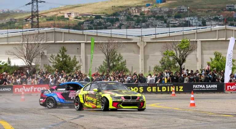 Gaziantep’te Türkiye Drift Şampiyonası heyecanı