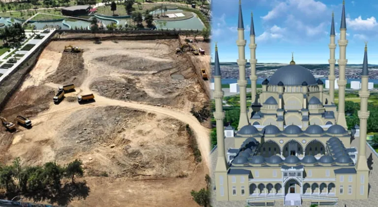 Gebze Millet Bahçesi’ne 10 Bin Kişilik Cami