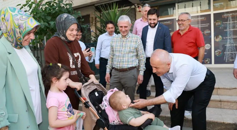 Gebze'de Başkan Büyükgöz Arapçeşme’de esnafla buluştu