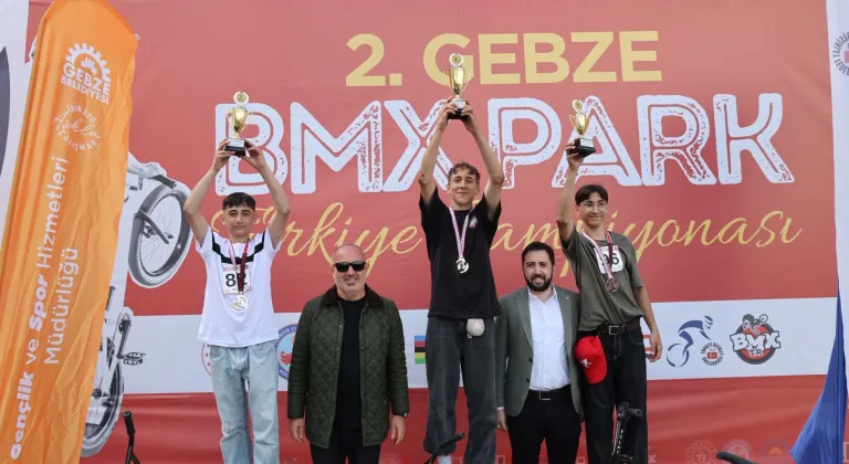 Gebze’de BMX Park Türkiye Şampiyonası nefes kesti
