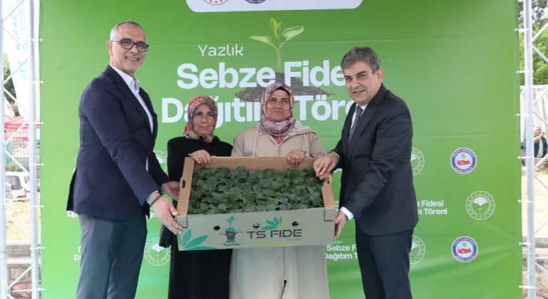 Gebzeli çiftçiye 500 bin sebze fidesi desteği
