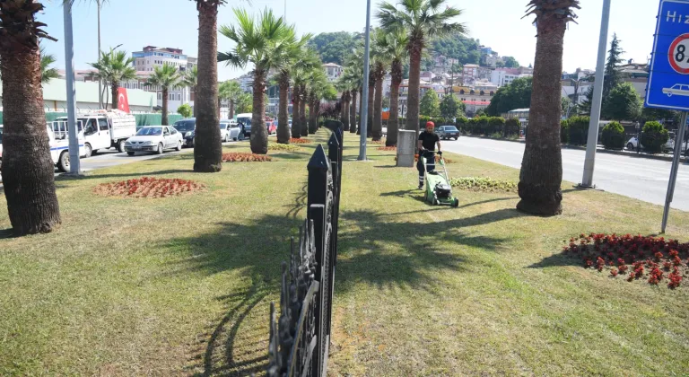 Giresun’da Park ve Bahçeler Daha Bakımlı Hale Getiriliyor