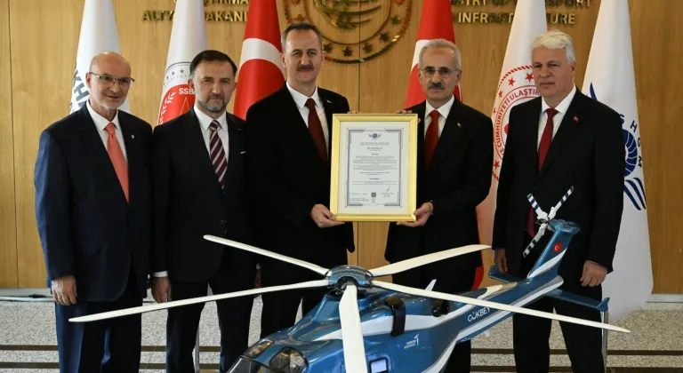 Gökbey'e uçuşa elverişlilik sertifikası