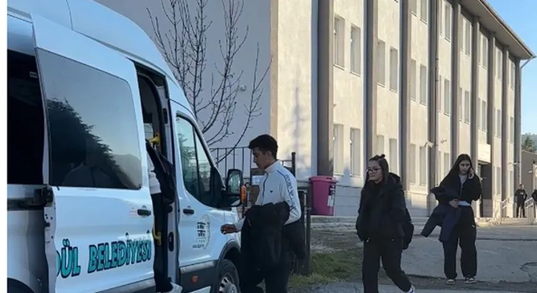 Güdül’de eğitimde örnek uygulama: Ücretsiz servis hizmeti