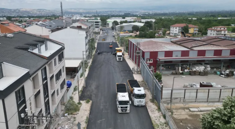İnegöl'ün üstyapısı yenileniyor