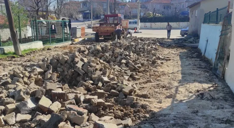 İpsala Esetçe'de yol seferberliği