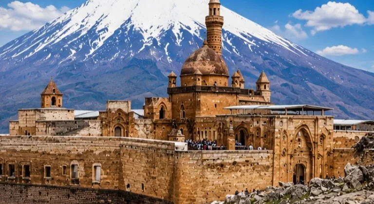 İshak Paşa Sarayı bayramda ziyaretçi akınına uğradı
