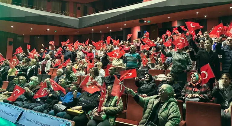 İstanbul Bakırköy’de Çanakkale ruhu türkülerle yaşatıldı