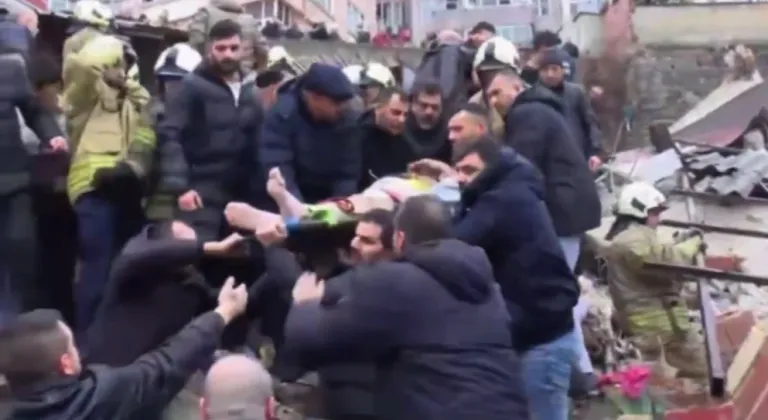 İstanbul Fatih’te doğal gaz patlaması! Mahsur kalanlar kurtarılıyor