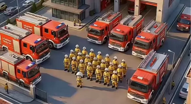 İstanbul İtfaiyesi’nden çocuklara 