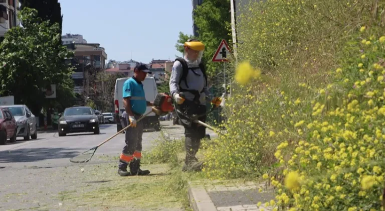 İstanbul Maltepe’de çevre düzenleme çalışmaları sürüyor