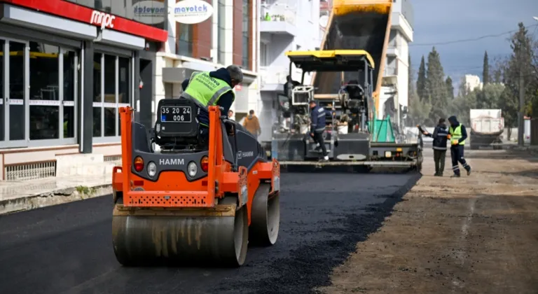  İzmir Bornova’da yol seferberliği