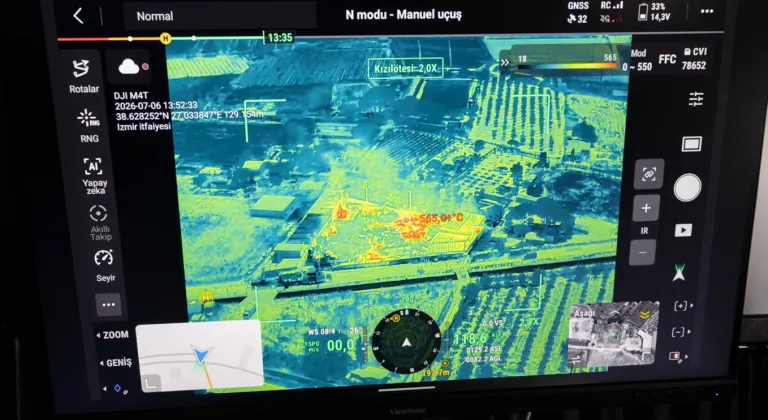 İzmir İtfaiyesi’nden Yangınlara Yapay Zekâ Destekli Drone Hamlesi