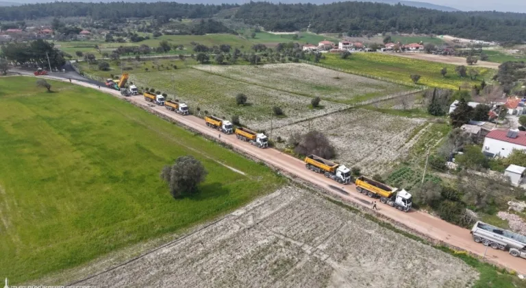 İzmir’de Turizm Bölgelerinde Yol Yenileme