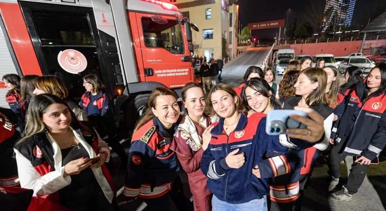 İzmir'de zorlu mesleğin kahramanları ile ESHOT buluşması