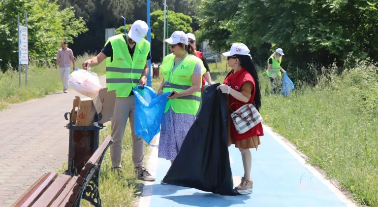 İzmit'te Bıçkıdere Göleti’nde çevre için el ele