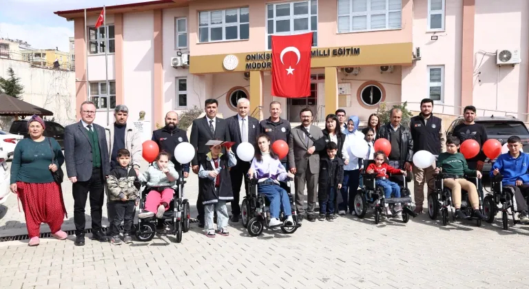 Kahramanmaraş'ta hayırsever polis memurundan özel öğrencilere anlamlı destek
