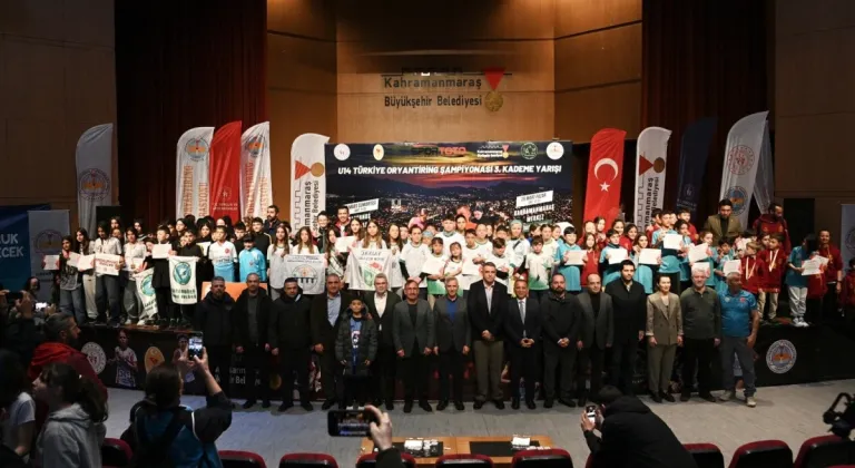 Kahramanmaraş’ta U14 Türkiye Oryantiring Şampiyonası Tamamlandı