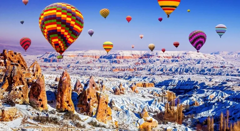 Kapadokya’da balon turlarına hava engeli