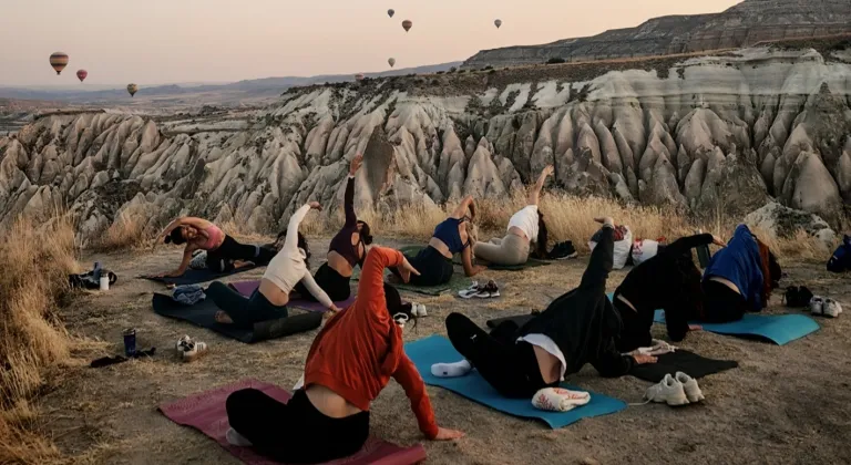 Kapadokya’da Bi’Yoga Fest hazırlığı