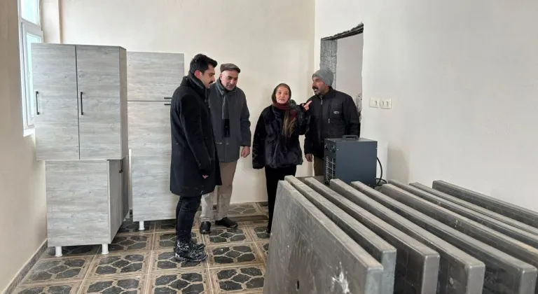 Kaymakam Tutal, Küçükçatak Köyündeki çalışmaları inceledi