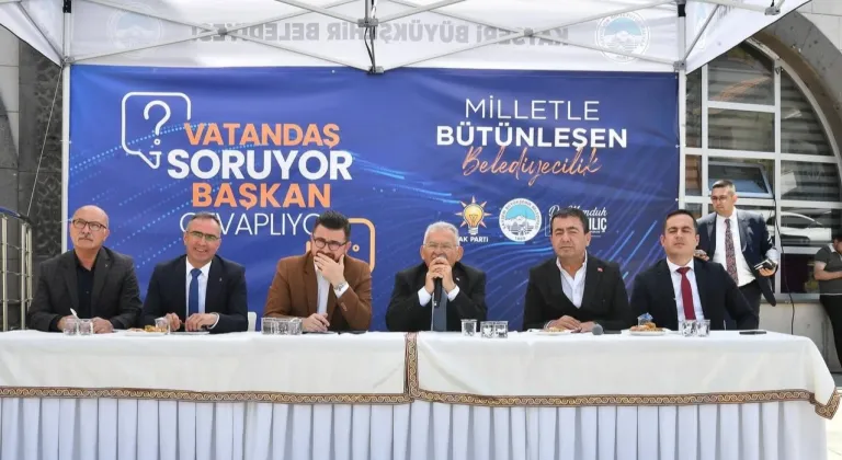 Kayseri Büyükşehir vatandaşın emrinde