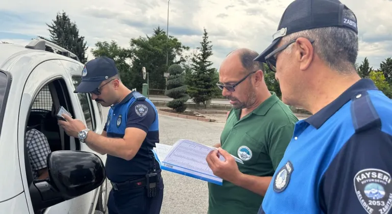 Kayseri Büyükşehir'den hobi bahçelerine sıkı denetim