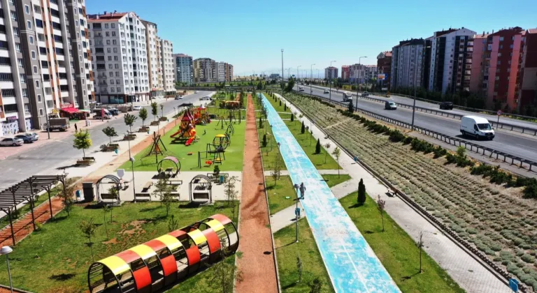 Kayseri Kocasinan farkıyla çocuklara park