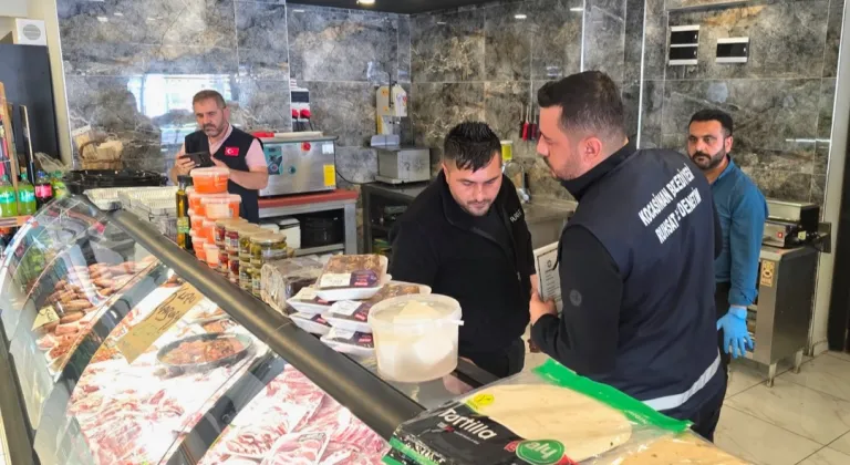 Kayseri Kocasinan'da bayram öncesi kasaplara sıkı denetim