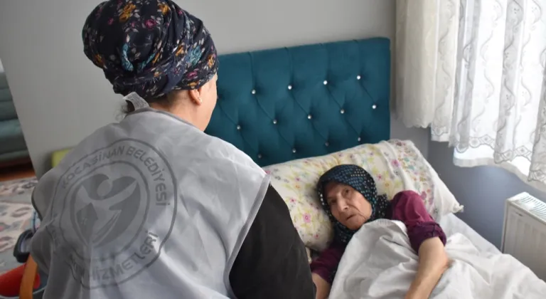 Kayseri Kocasinan'da evde bakım hizmeti ara vermiyor