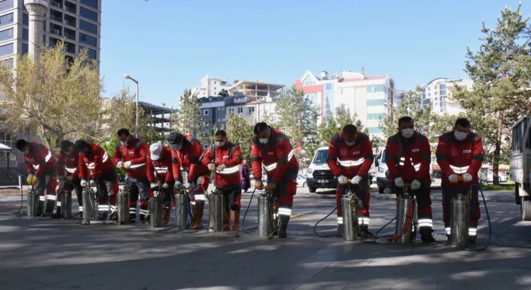 Kayseri Kocasinan'dan kapsamlı ilaçlama