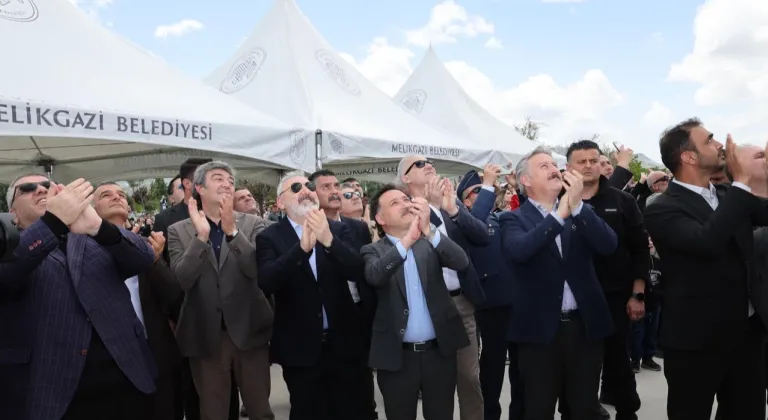 Kayseri Melikgazi'de 2'nci Havacılık Festivali coşkusu