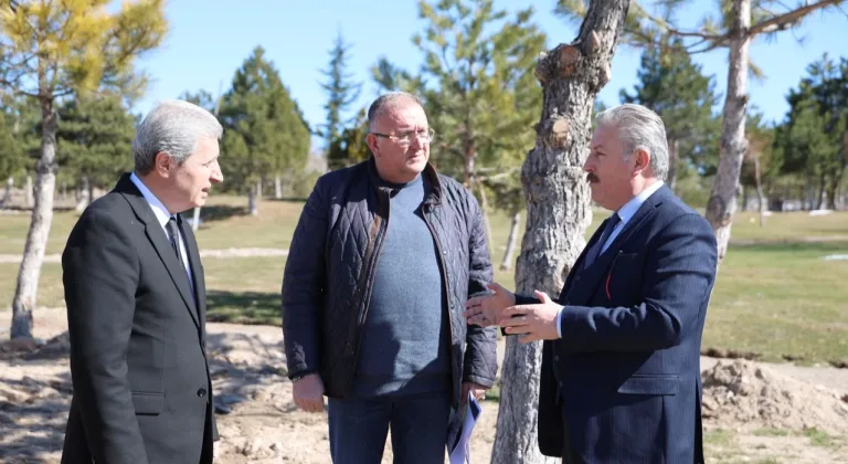 Kayseri Melikgazi'den Gesi Mesire Alanı'nda köklü mesai