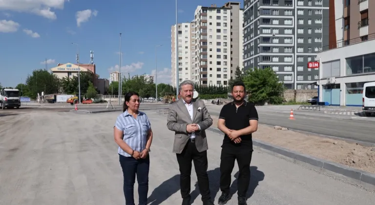 Kayseri Melikgazi'den Yıldırım Beyazıt'a yeni yol