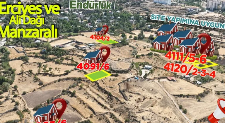 Kayseri Talas'ın gözde lokasyonlarında villa parseli fırsatı