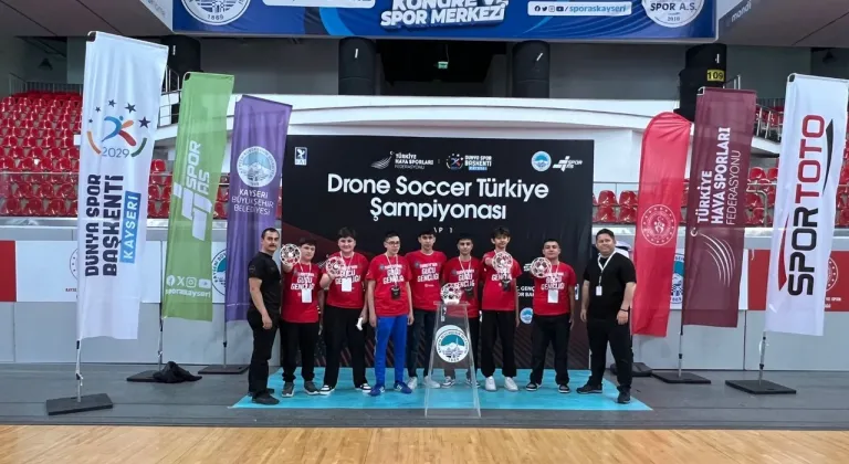 Kayseri'de Drone Soccer Türkiye Şampiyonası heyecanı