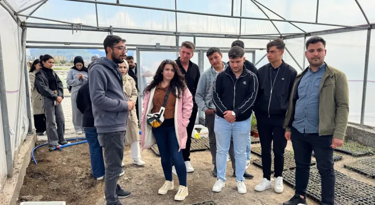Kayseri'de üniversite öğrencilerine tarım eğitimi