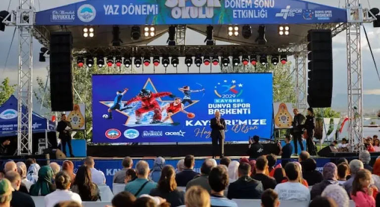 Kayseri’de Yaz Spor Okulları’na 15 Bin Öğrenci Katıldı