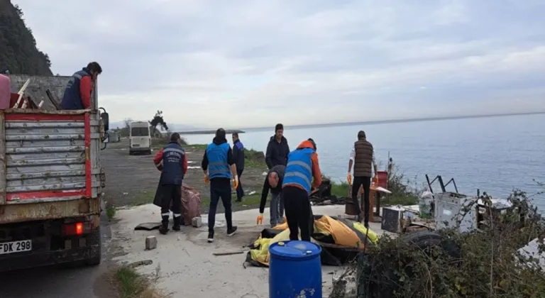 Kdz. Ereğli 'de plajlar bölgesi kaçak yapı ve işgallerden temizlendi