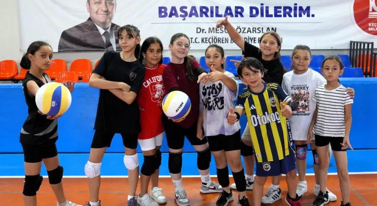 Keçiören’de Spora Teşvik: Çocuklar ve Gençler İçin Kesintisiz Destek