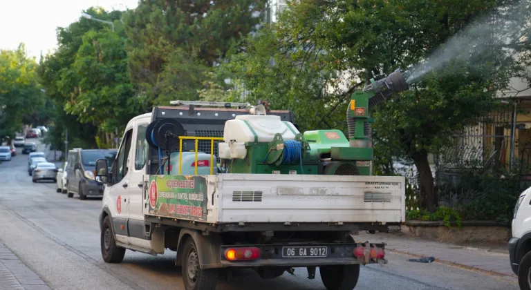 Keçiören’de Yaz Boyunca Haşereye Karşı Yoğun Mücadele